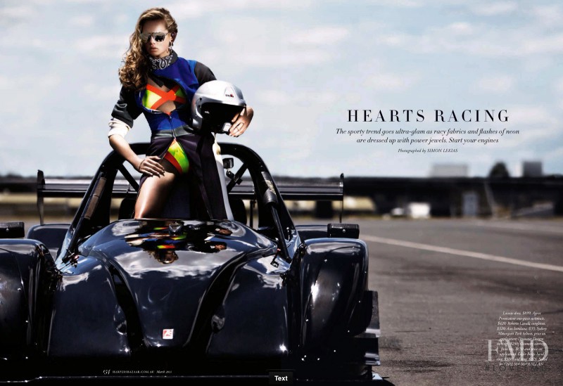 Holly Rose Emery featured in Hearts Racing, March 2014
