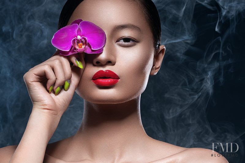 Wang Jing featured in Beauty, December 2013