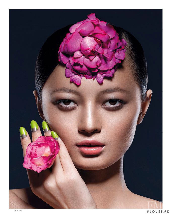 Wang Jing featured in Beauty, December 2013