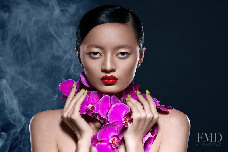 Wang Jing featured in Beauty, December 2013