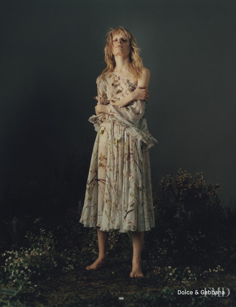 Hanne Gaby Odiele featured in Collections Spring/Summer 2014 Part 1, March 2014