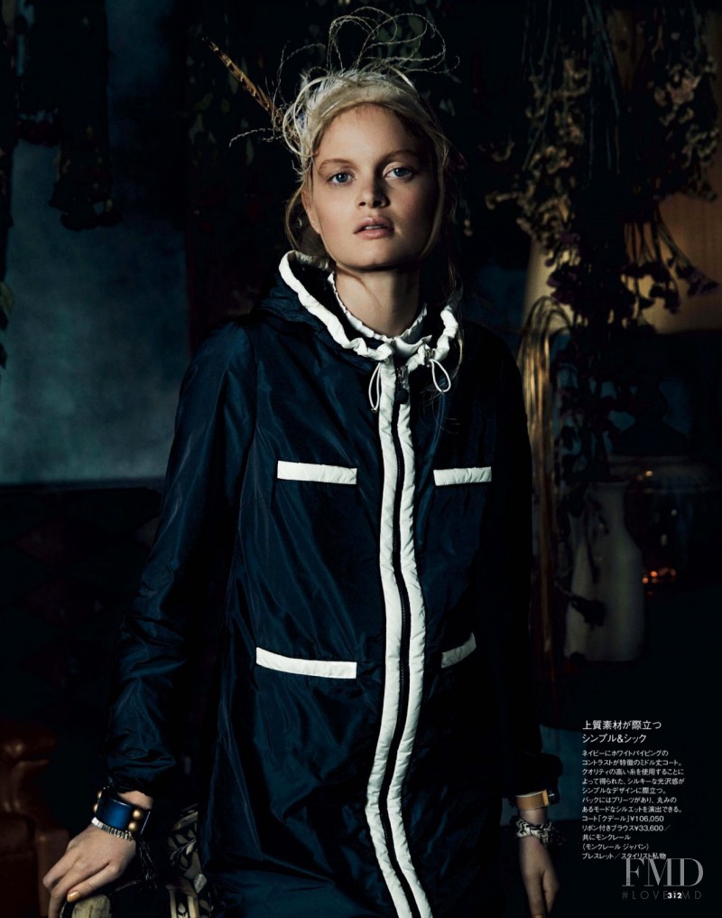 Nathalia Oliveira featured in Moncler, April 2014