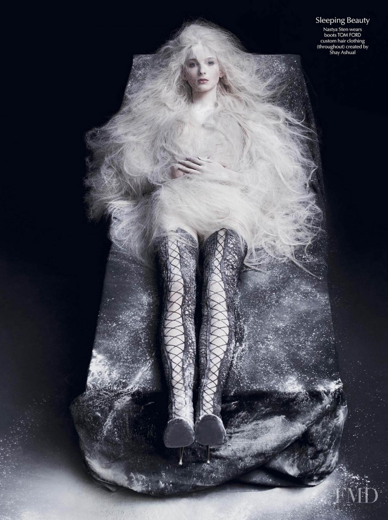 Nastya Sten featured in Let Down Your Hair, February 2014