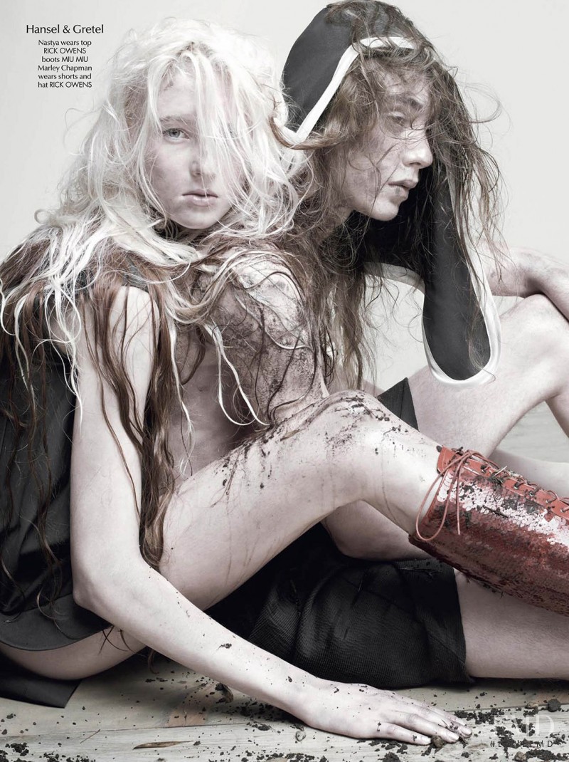 Nastya Sten featured in Let Down Your Hair, February 2014