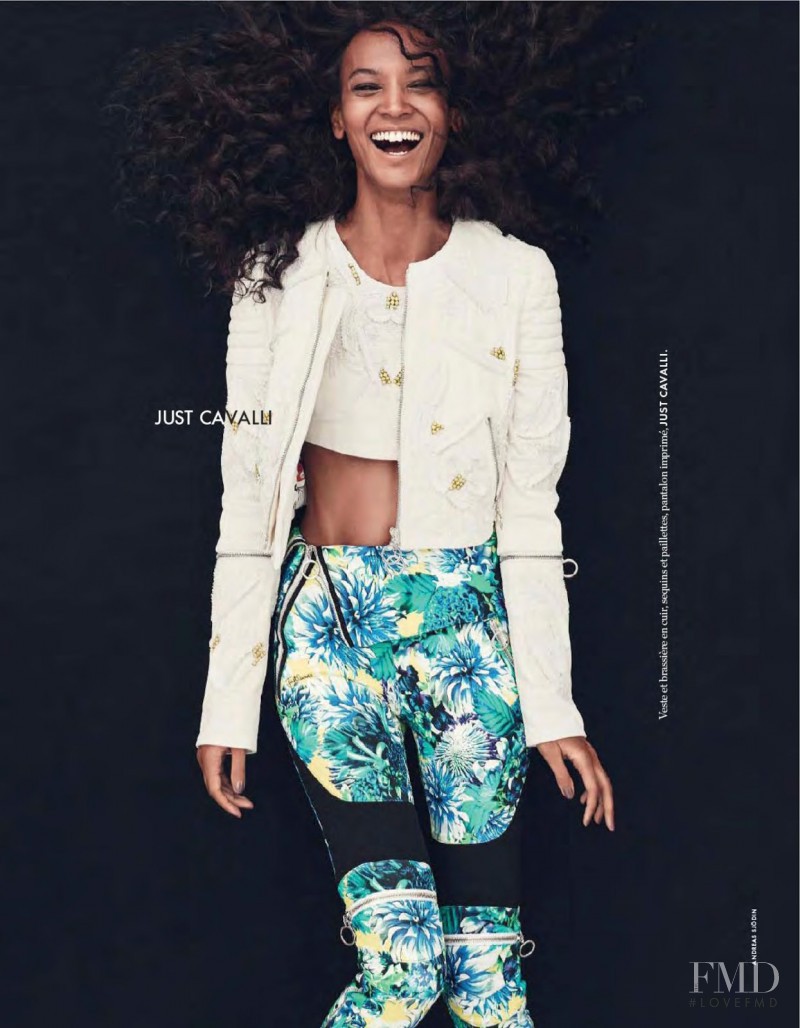 Liya Kebede featured in Jolie Liya, February 2014