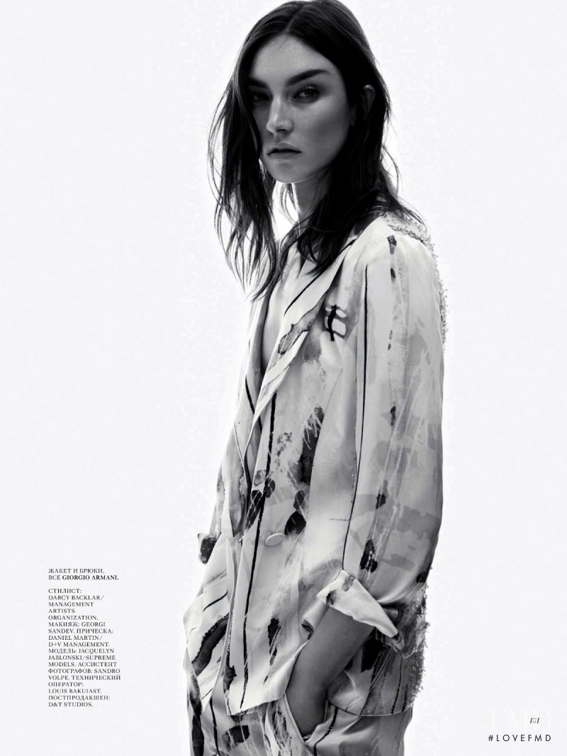 Jacquelyn Jablonski featured in Total Collection, March 2014