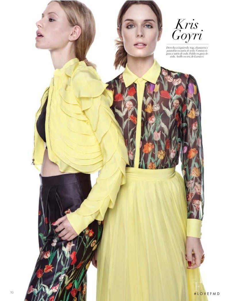Lisette van den Brand featured in Total Looks, March 2014
