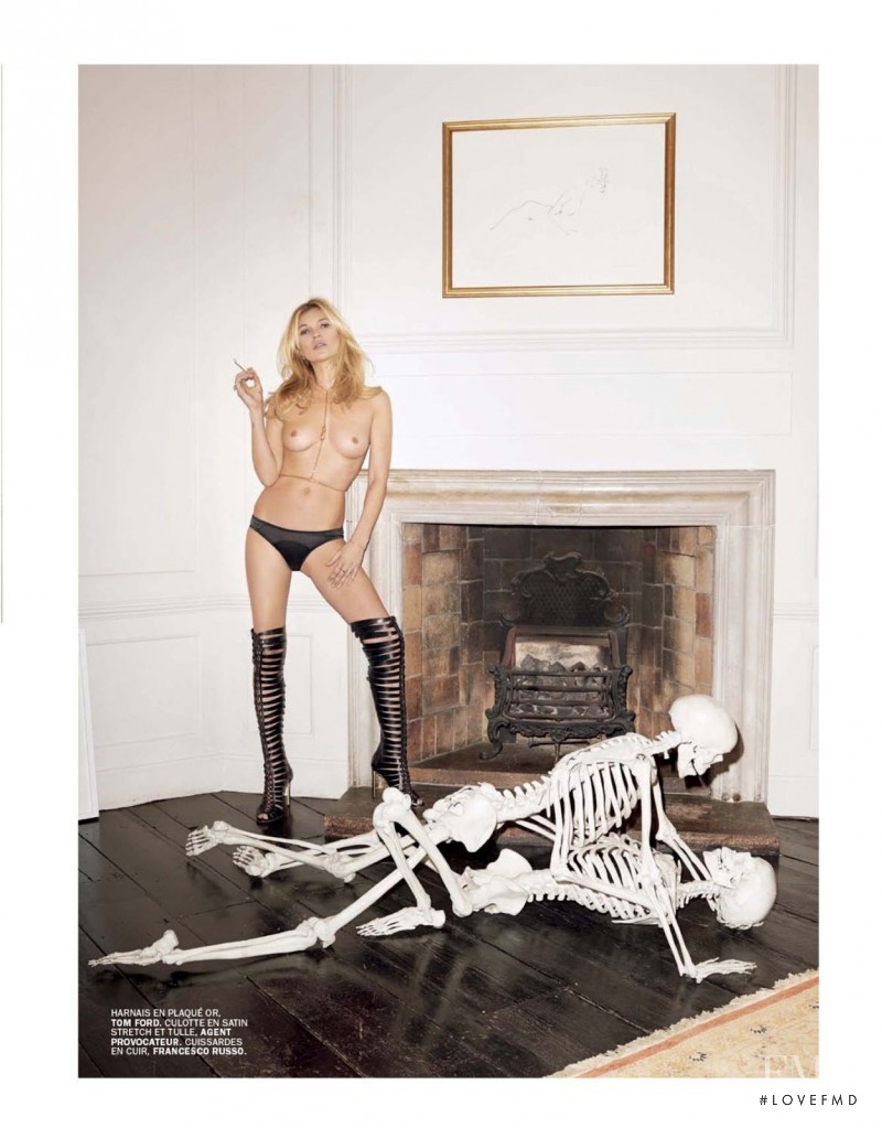 Kate in Lui France with Kate Moss wearing Tom Ford,Agent Provocateur - (ID:12178) - Fashion Editorial | Magazines | The FMD