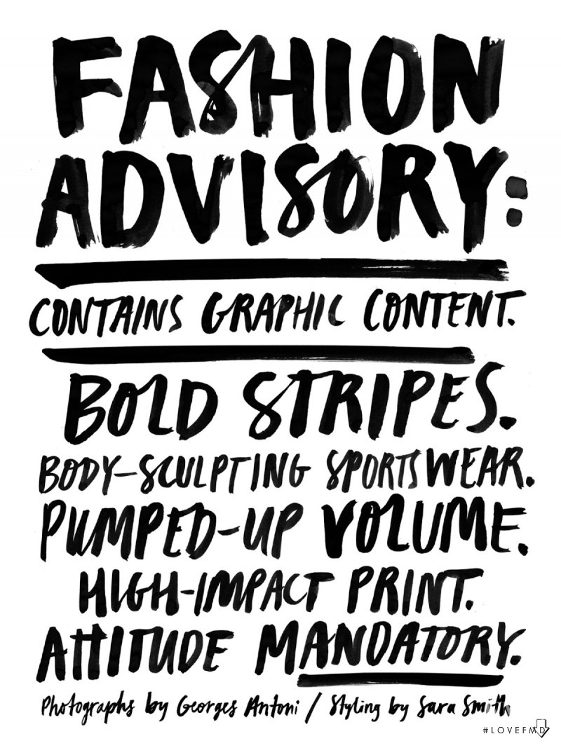 Fashion Advisory, March 2014