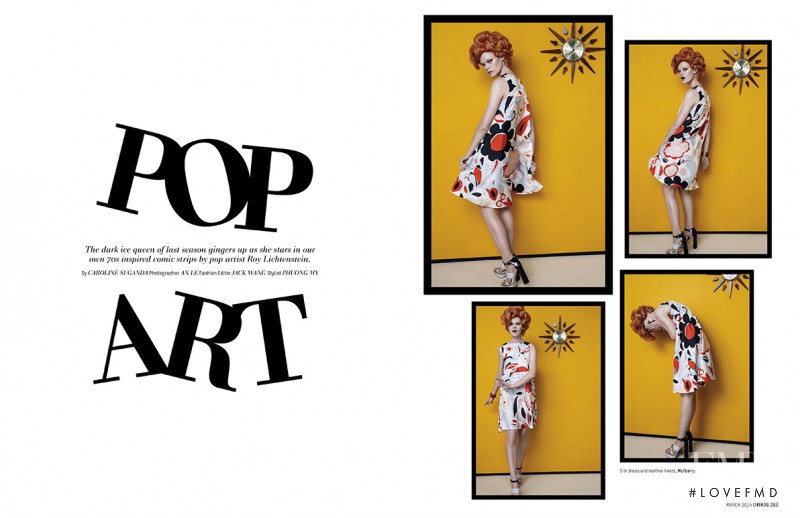 Kelly Mittendorf featured in Pop Art, March 2014