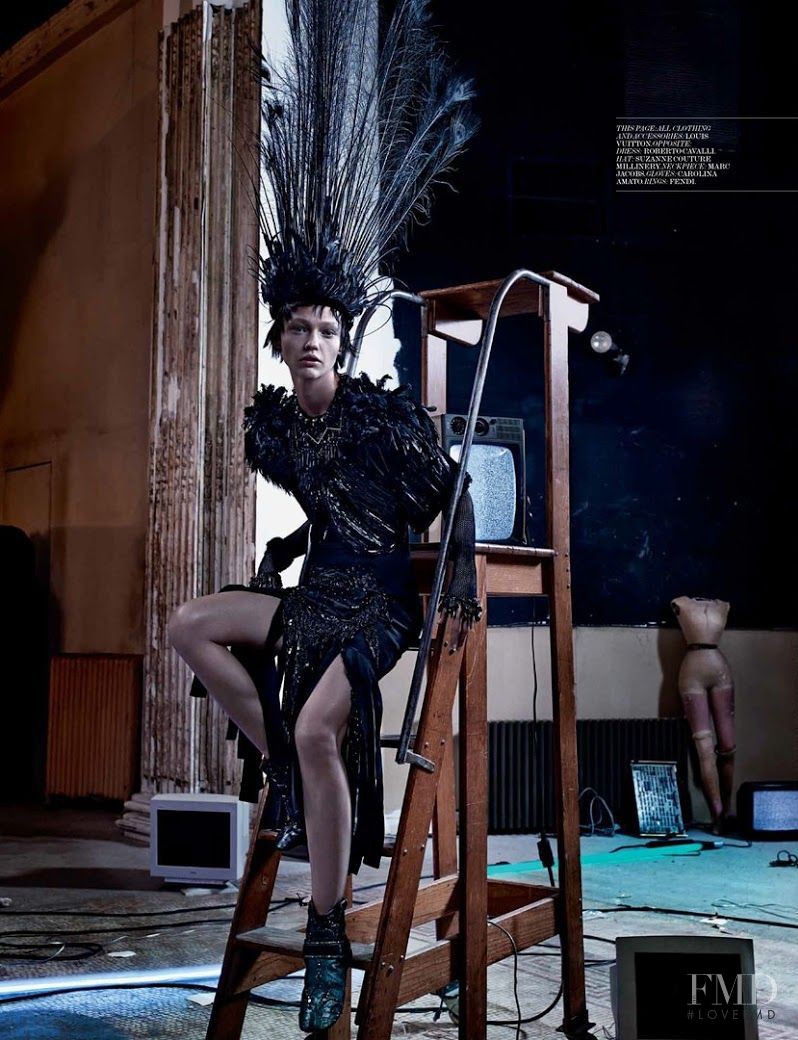 Sasha Pivovarova featured in Into The Darkness, March 2014