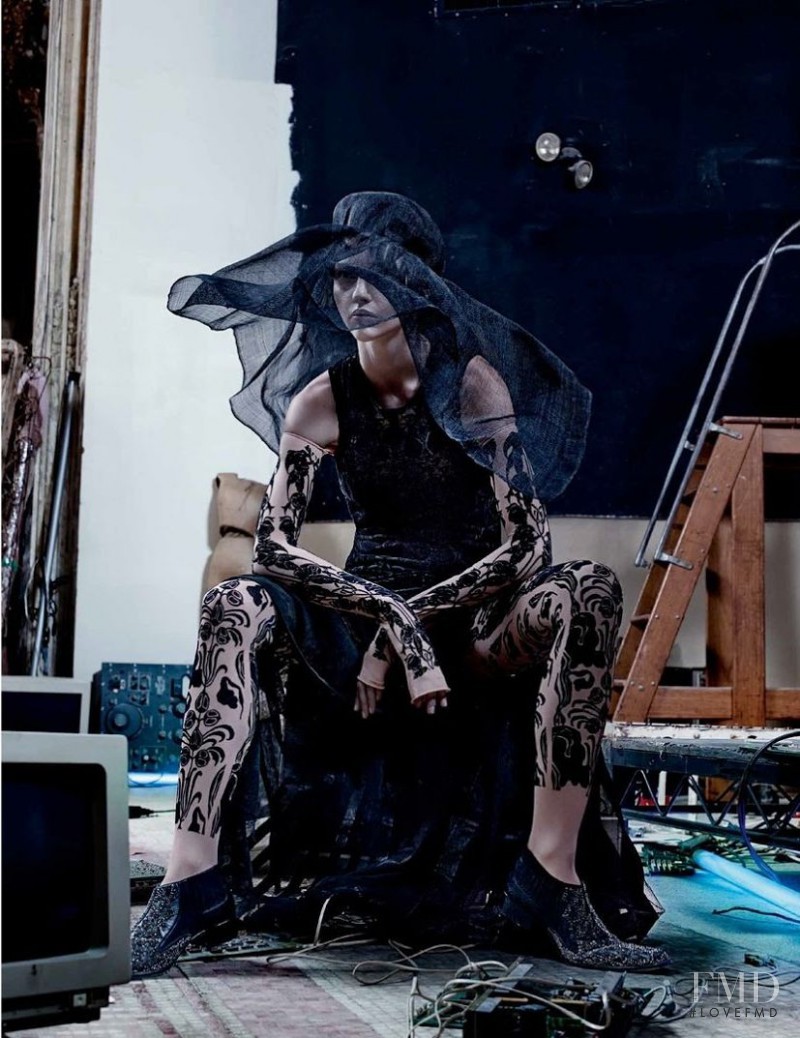 Sasha Pivovarova featured in Into The Darkness, March 2014