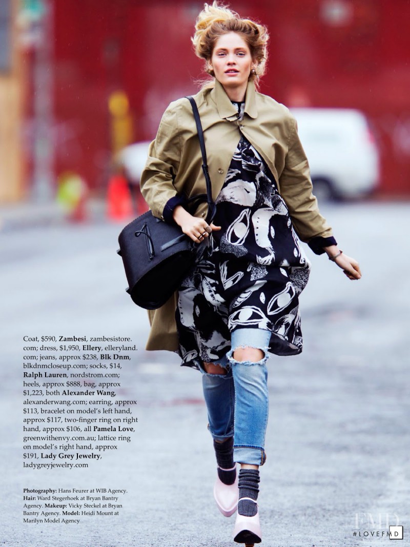 Heidi Mount featured in Urban Warrior, March 2014