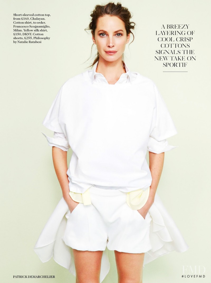 Christy Turlington featured in Spirit Of The Moment, April 2014