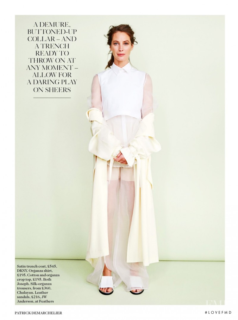 Christy Turlington featured in Spirit Of The Moment, April 2014