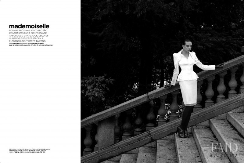 Stefani Medeiros featured in mademoiselle, July 2008