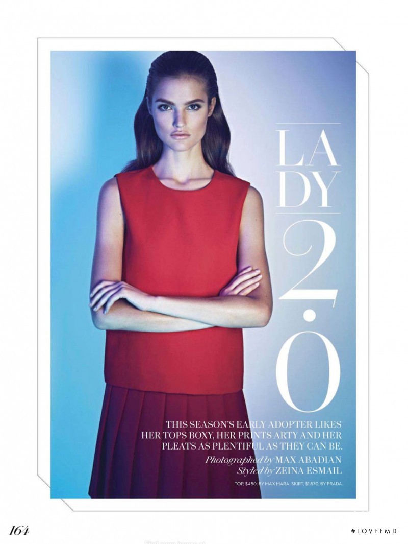 Katie Fogarty featured in Lady 2.0, March 2014