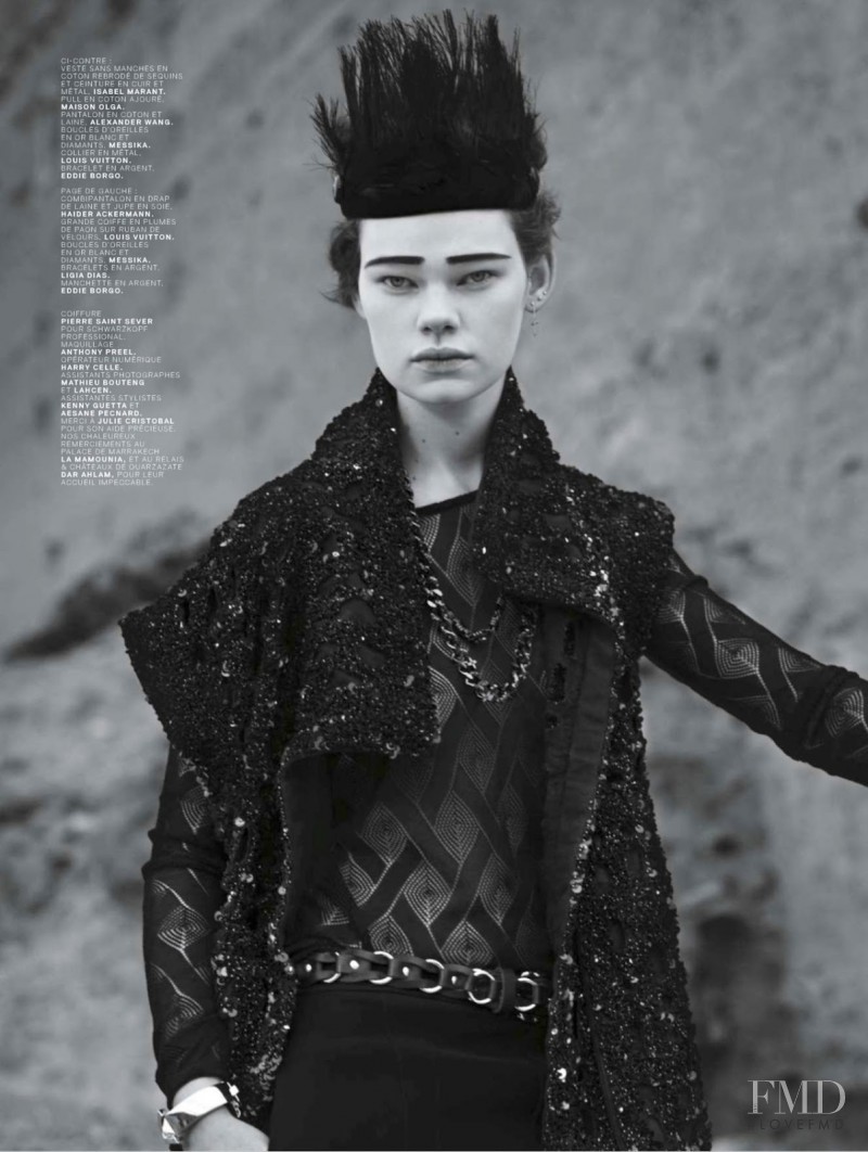 Kelly Mittendorf featured in Black Couture, March 2014