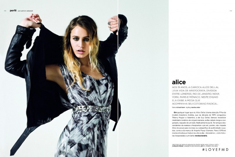 Alice Dellal featured in alice, June 2008