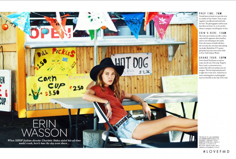 Erin Wasson featured in Erin Wasson, March 2014