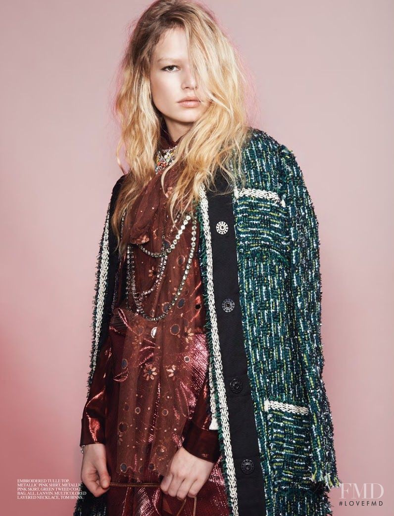 Anna Ewers featured in Anna & Kirsty, March 2014