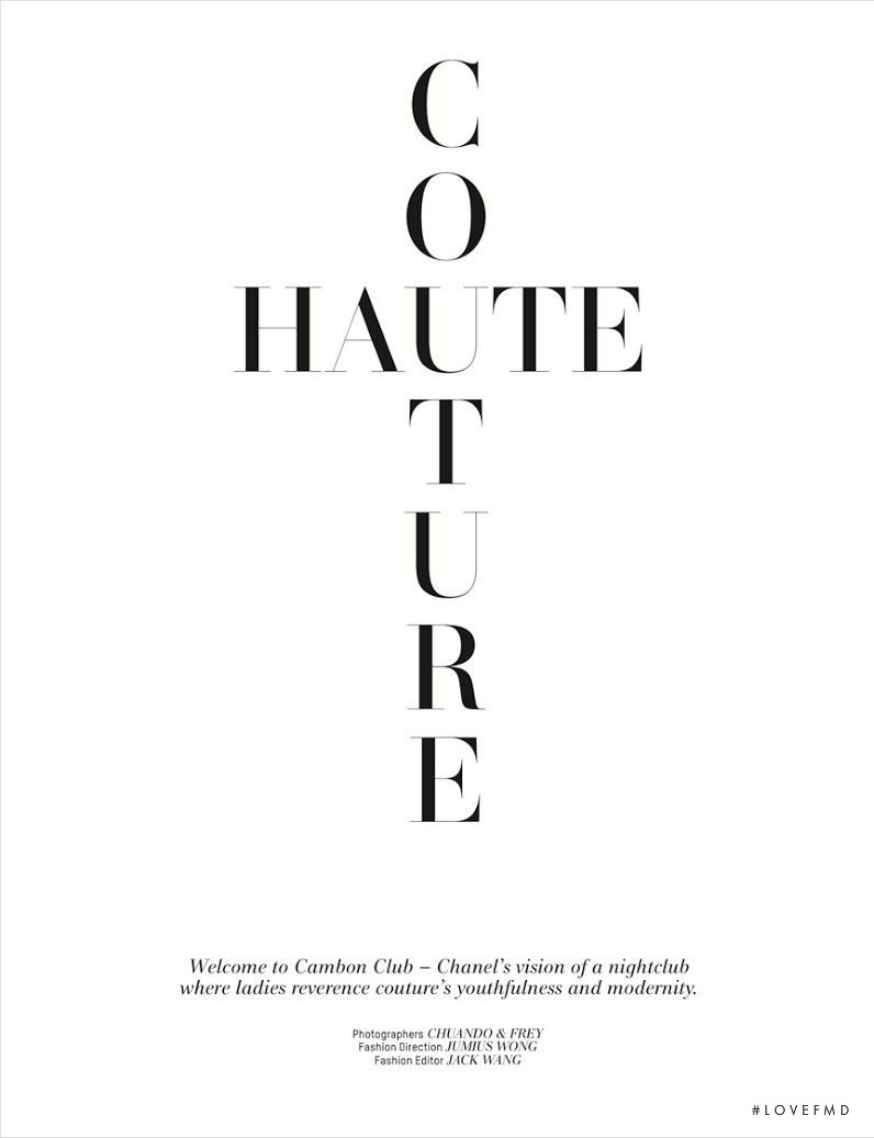 Haute Couture, March 2014