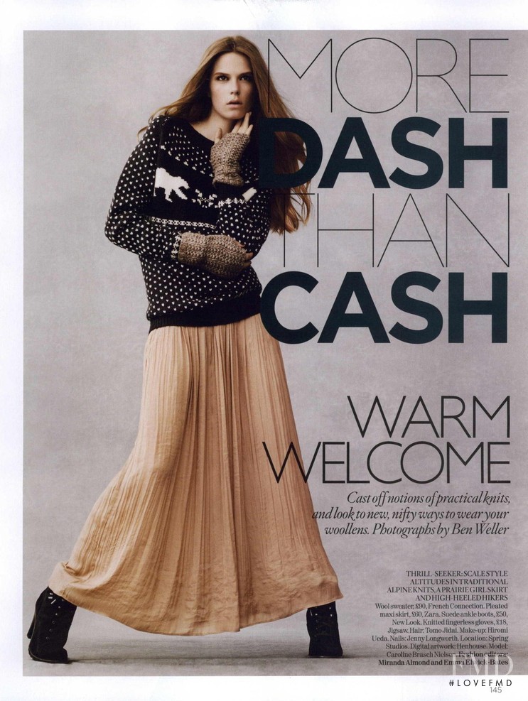 Caroline Brasch Nielsen featured in Warm Welcome, November 2010