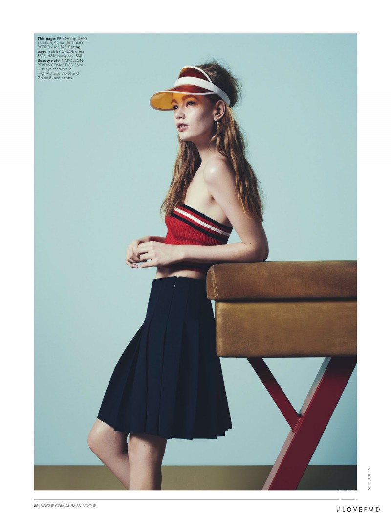 Hollie May Saker featured in Perfect Fit, March 2014