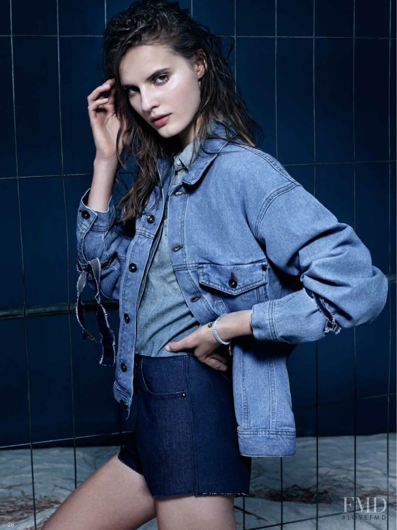 Tilda Lindstam featured in Jeans Special - Blaskala, April 2014