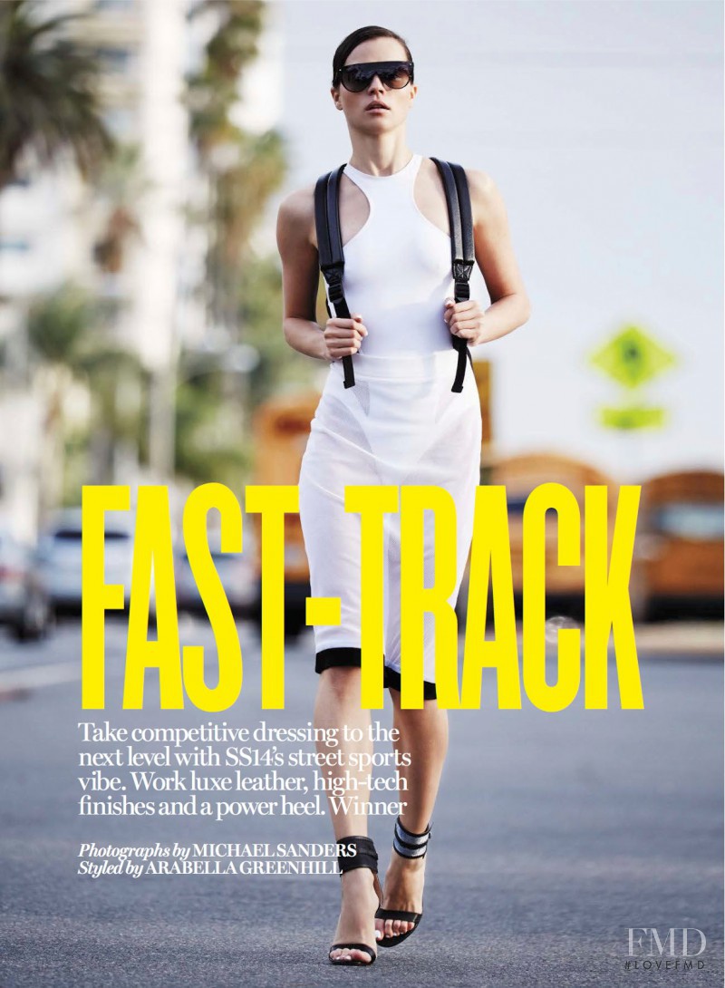 Egle Tvirbutaite featured in Fast-Track, March 2014