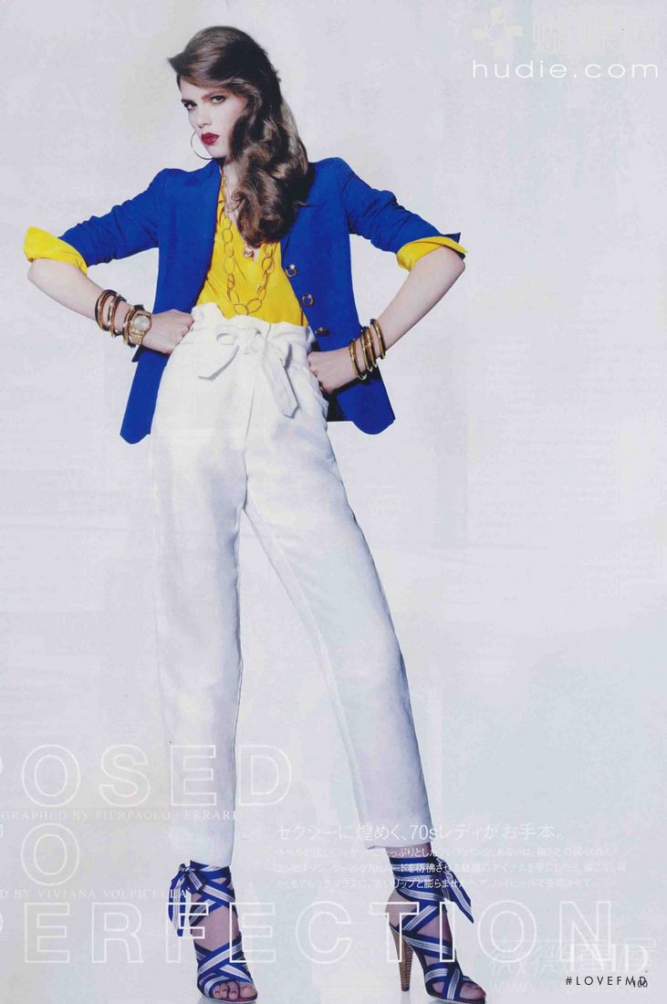 Caroline Brasch Nielsen featured in Posed To Perfection, May 2011