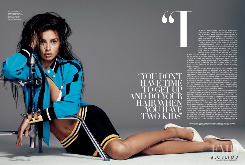 Adriana Lima featured in Body Of An Angel, March 2014