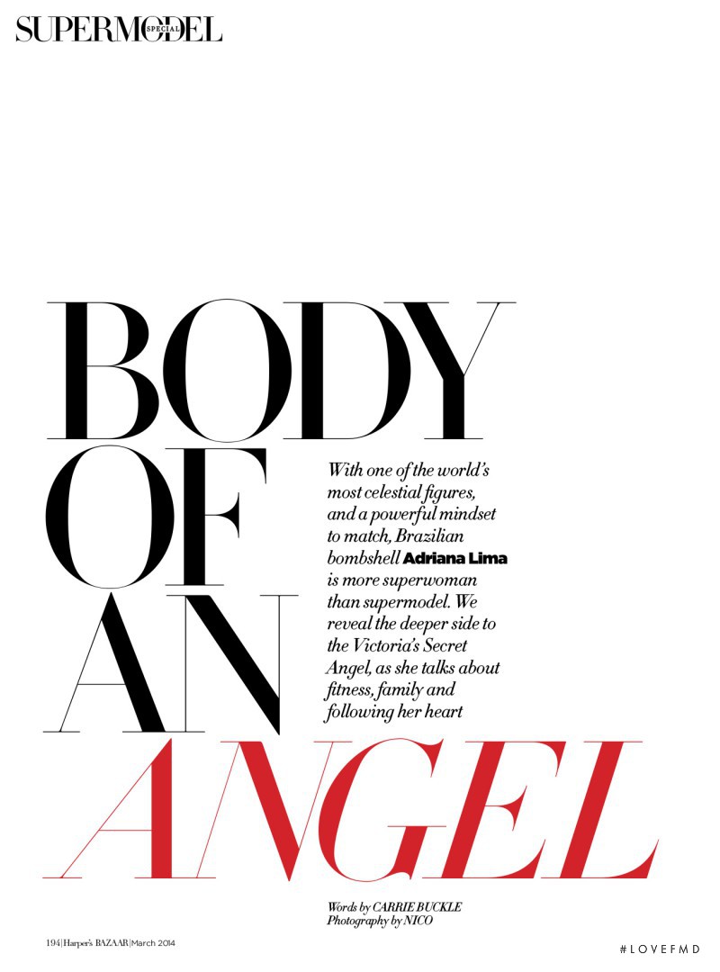 Body Of An Angel, March 2014