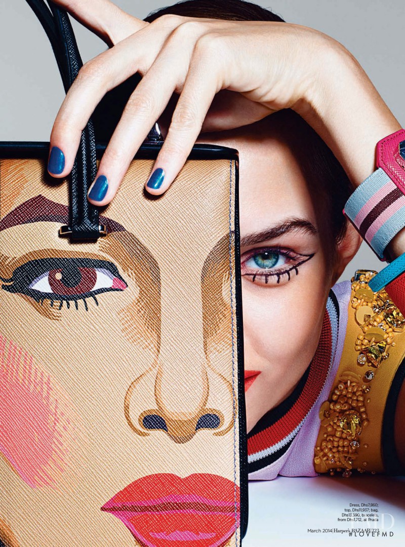 Josephine Skriver featured in Art Inspired, March 2014
