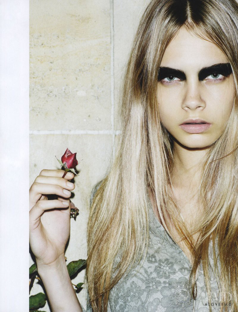 Cara Delevingne featured in Lex Yeux Noirs, March 2011