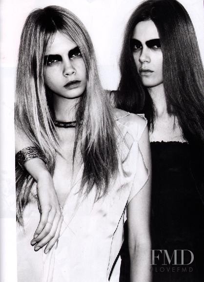 Cara Delevingne featured in Lex Yeux Noirs, March 2011