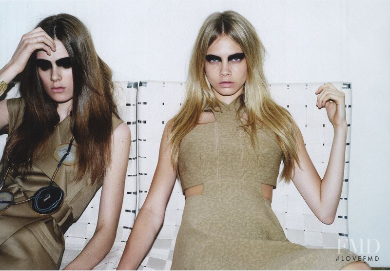 Cara Delevingne featured in Lex Yeux Noirs, March 2011