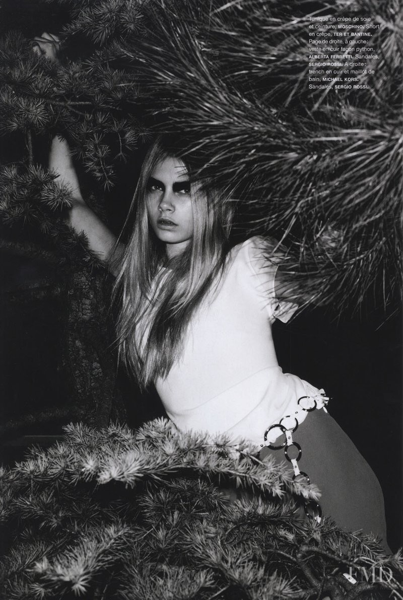 Cara Delevingne featured in Lex Yeux Noirs, March 2011