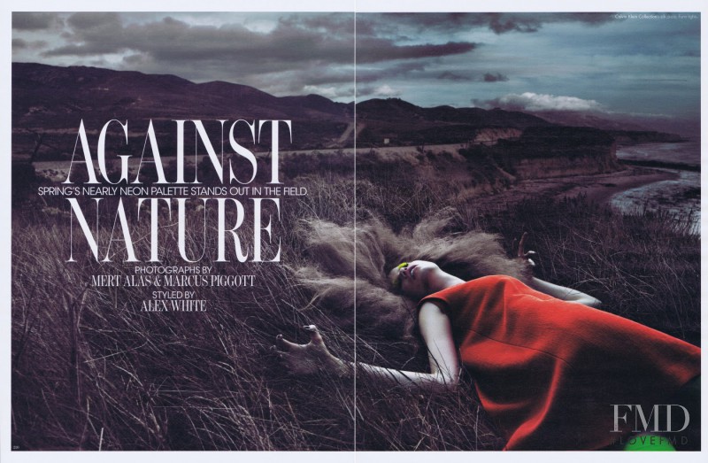 Hailey Clauson featured in Against Nature, March 2011