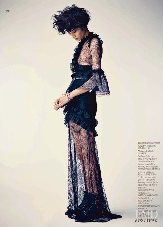 Ming Xi featured in Back In Black, April 2014