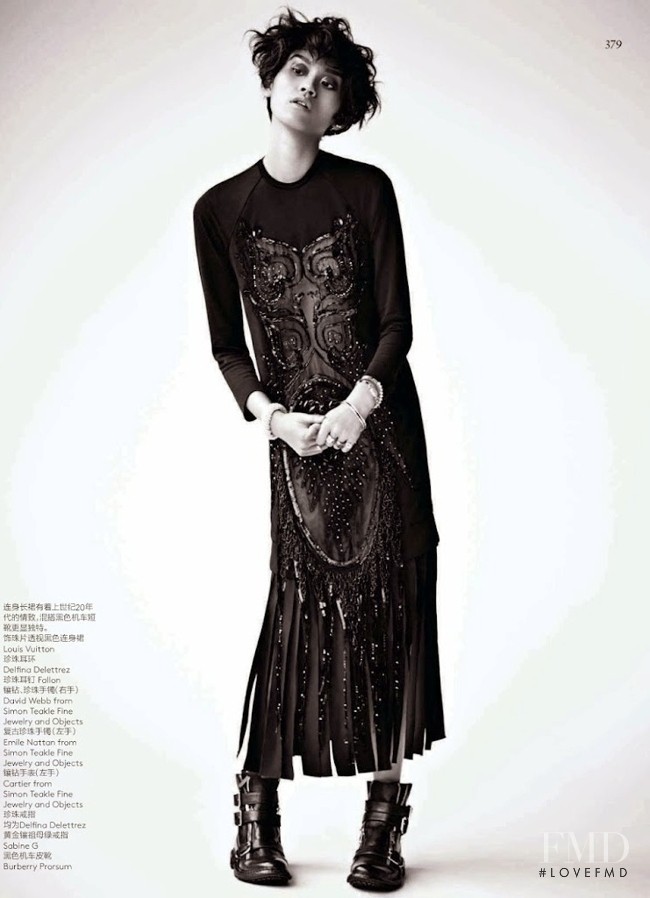 Ming Xi featured in Back In Black, April 2014