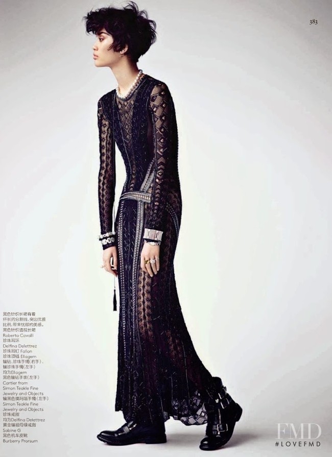 Ming Xi featured in Back In Black, April 2014