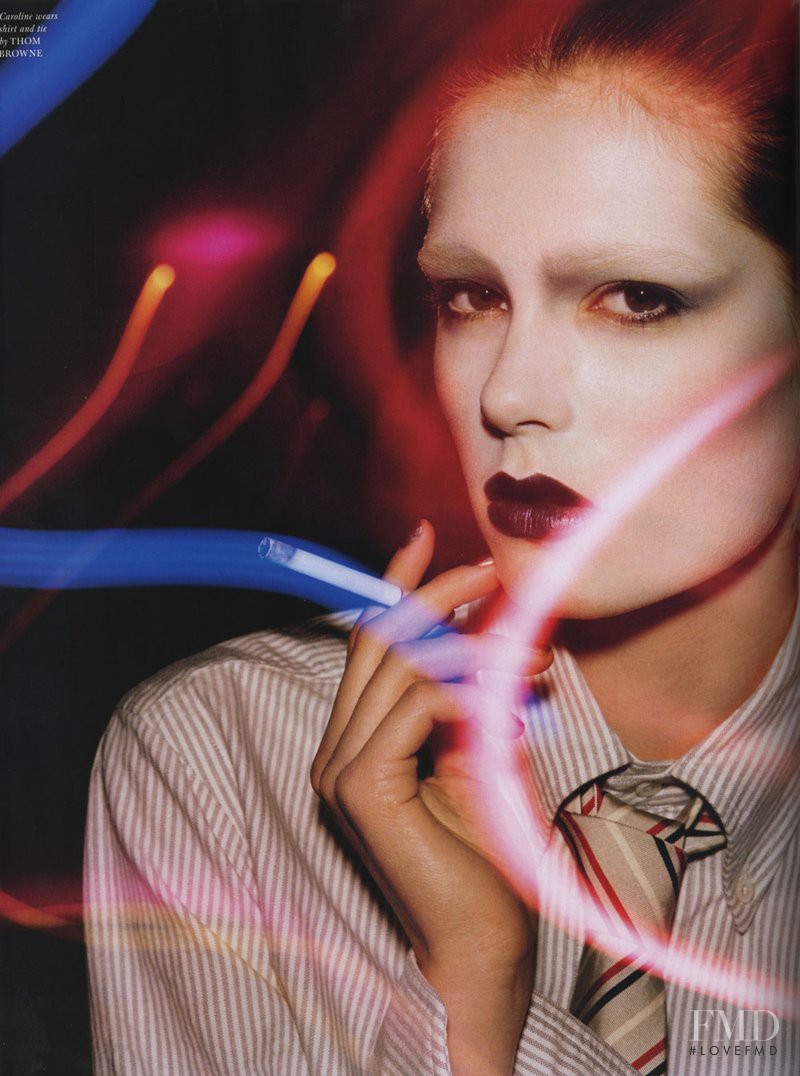 Caroline Brasch Nielsen featured in Lipgloss And Cigarettes, March 2011