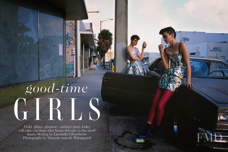 Catherine McNeil featured in Good-Time Girls, April 2014