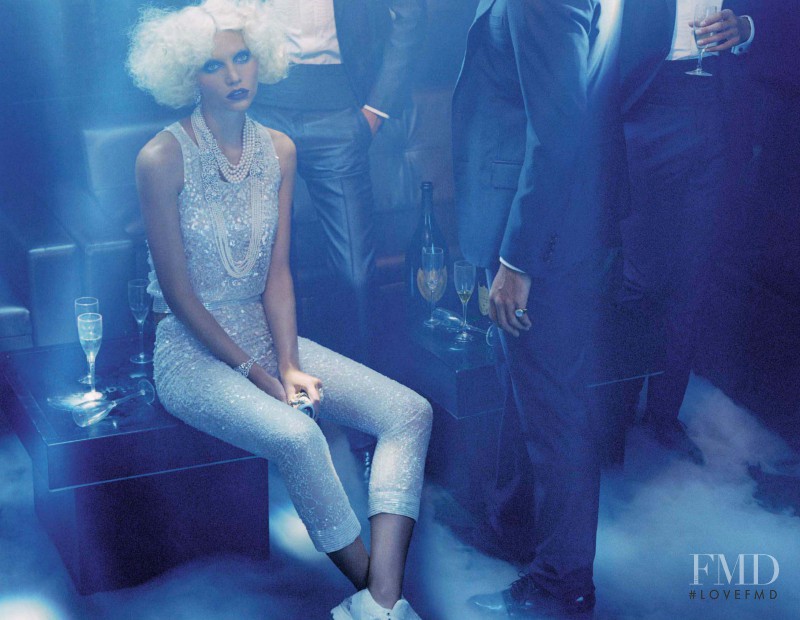 Aline Weber featured in A Dazzling Party, March 2014