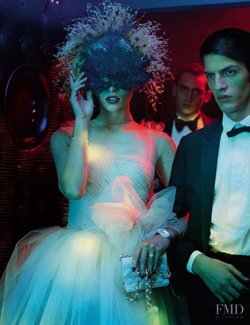 Aline Weber featured in A Dazzling Party, March 2014