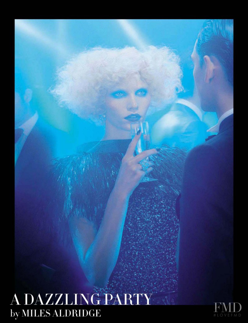 Aline Weber featured in A Dazzling Party, March 2014