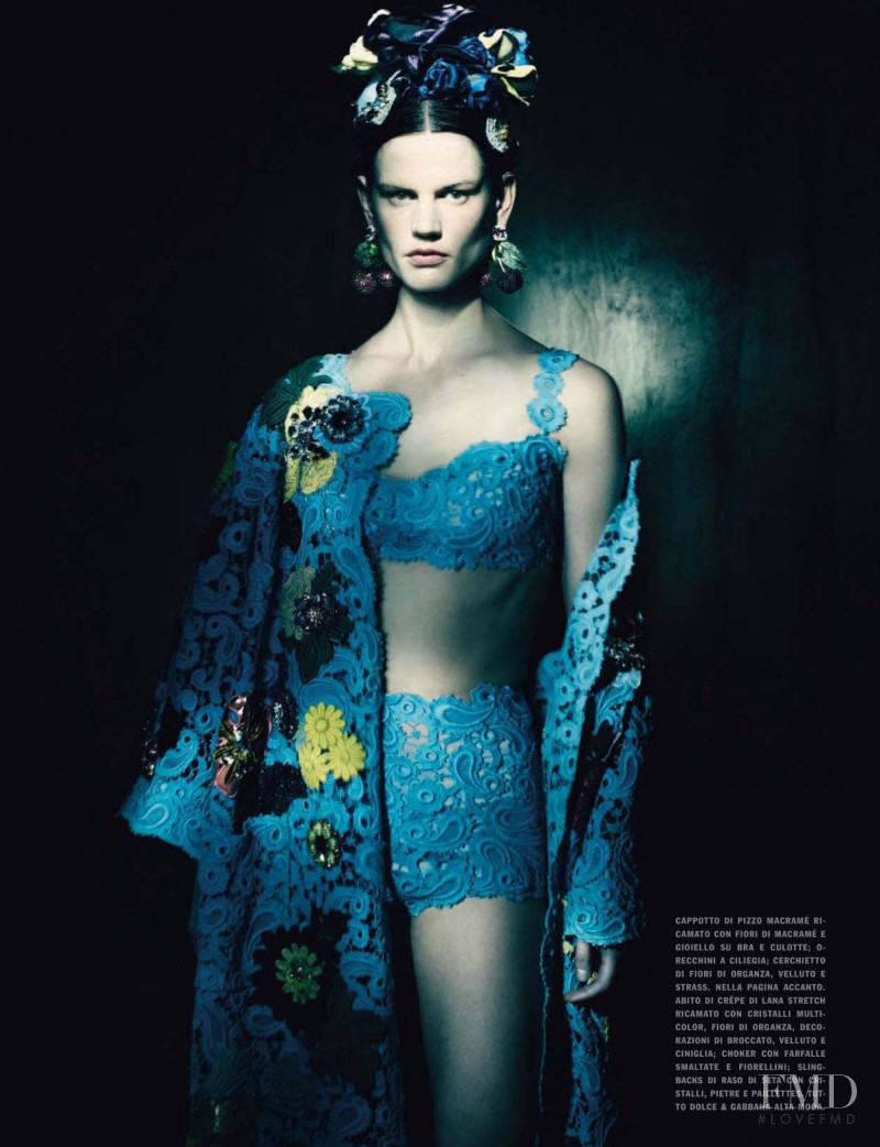 Saskia de Brauw featured in In The Couture Mood, March 2014