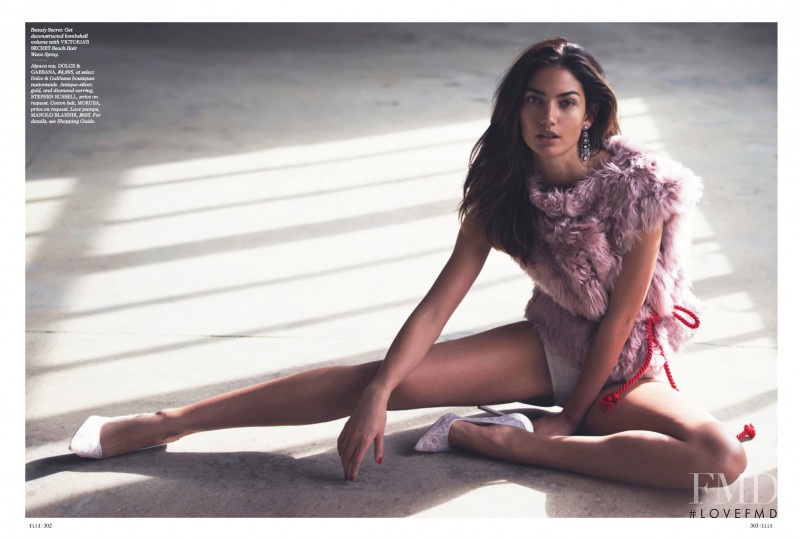 Lily Aldridge featured in Sweet Surrender, April 2014