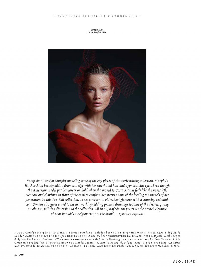 Carolyn Murphy featured in Take Me Over, March 2014